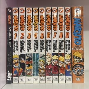 Naruto Manga Box Set by - Multicolor
